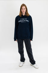 CRUSH HOODIE NAVY BLUE