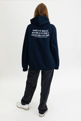CRUSH HOODIE NAVY BLUE