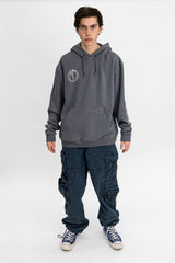 RHINESTONE HOODIE SELFLOVE