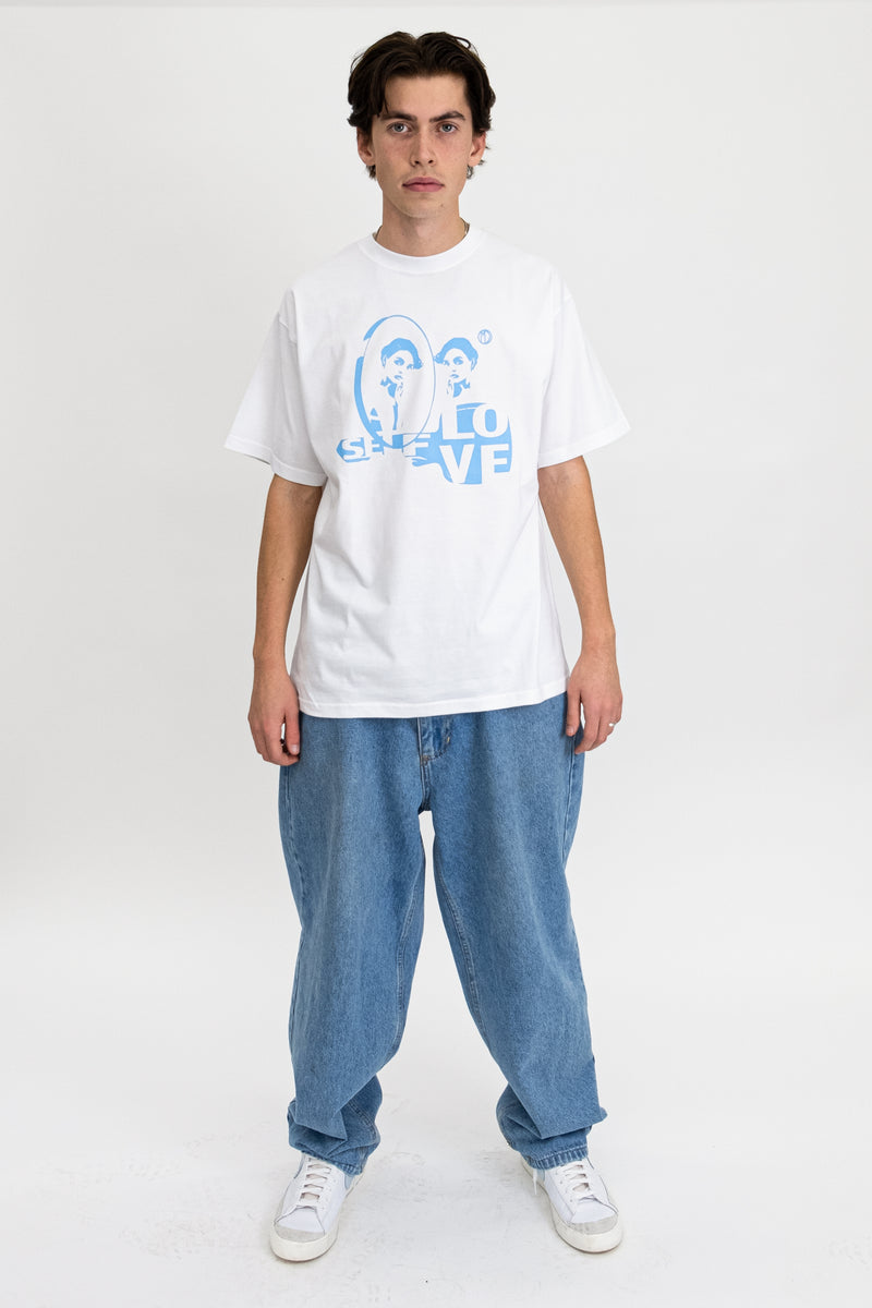 SELFLOVE IS THE KEY SHIRT BLUE