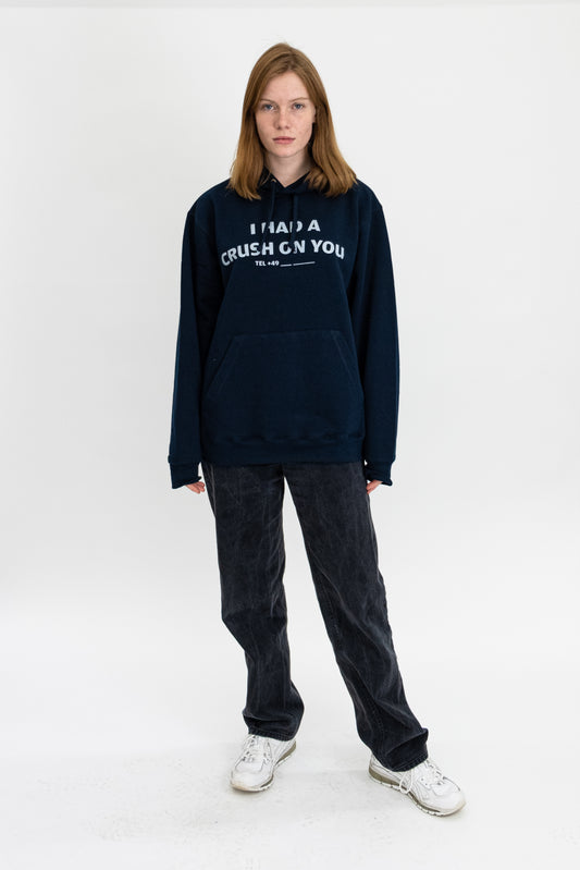 CRUSH HOODIE NAVY BLUE